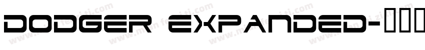 Dodger Expanded字体转换